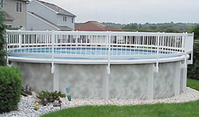 Above ground pool fencing