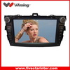 8 inch car audio dvd player for Toyota crolla 