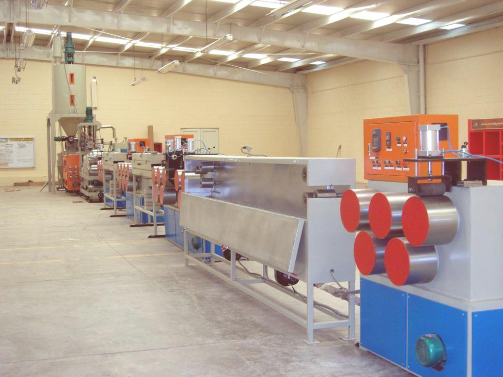Экструзионная линия для производства упаковочной ленты из ПЭТ