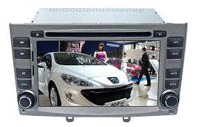 Car Peugeot Entertainment System DVD Player with GPS BT IPOD