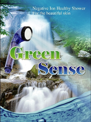 зеленые Sense отрицательный ион экономии воды насадки для душа