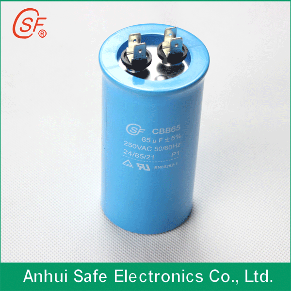 CBB65 aluminum case round capacitor