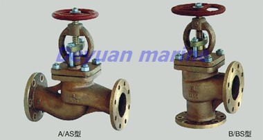 marine flange bronze globe valve