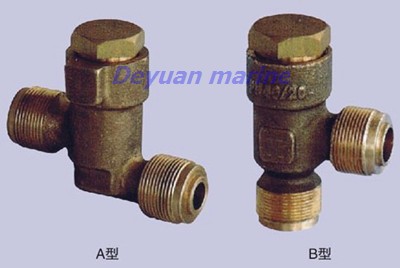 marine male thread bronze check valve
