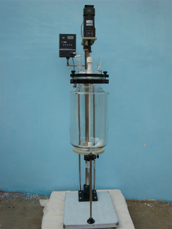 HEB-5L Jacketed Glass Reactor 