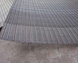 Stainless steel mine screen plate / flat wedge wire panel