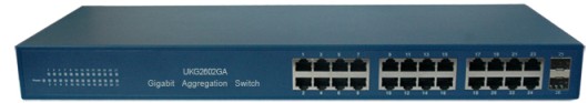 Гигабитный Ethernet-коммутатор UKG2602GA(24 электрический+2 оптических) 