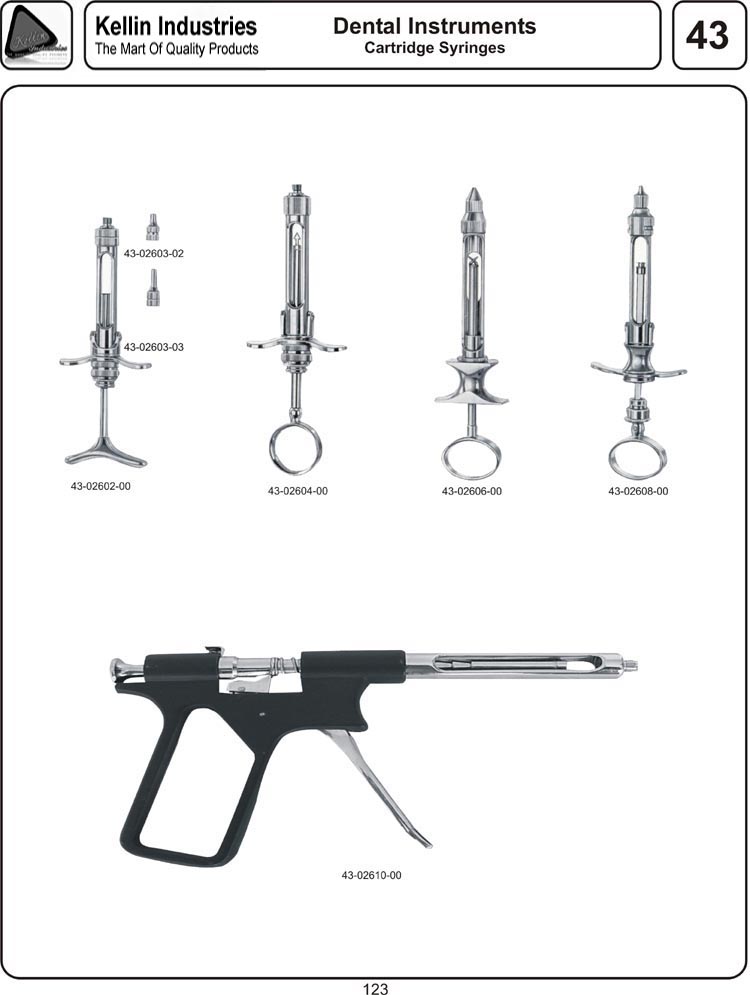 根管式注射器牙科器械