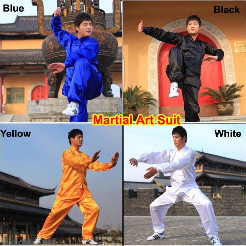 Unisex Men Chinese China Tai Chi Kung Fu Wing Chun Wushu Martial Art Suit Uniform Coat Jacket Costume Taiji Cloth