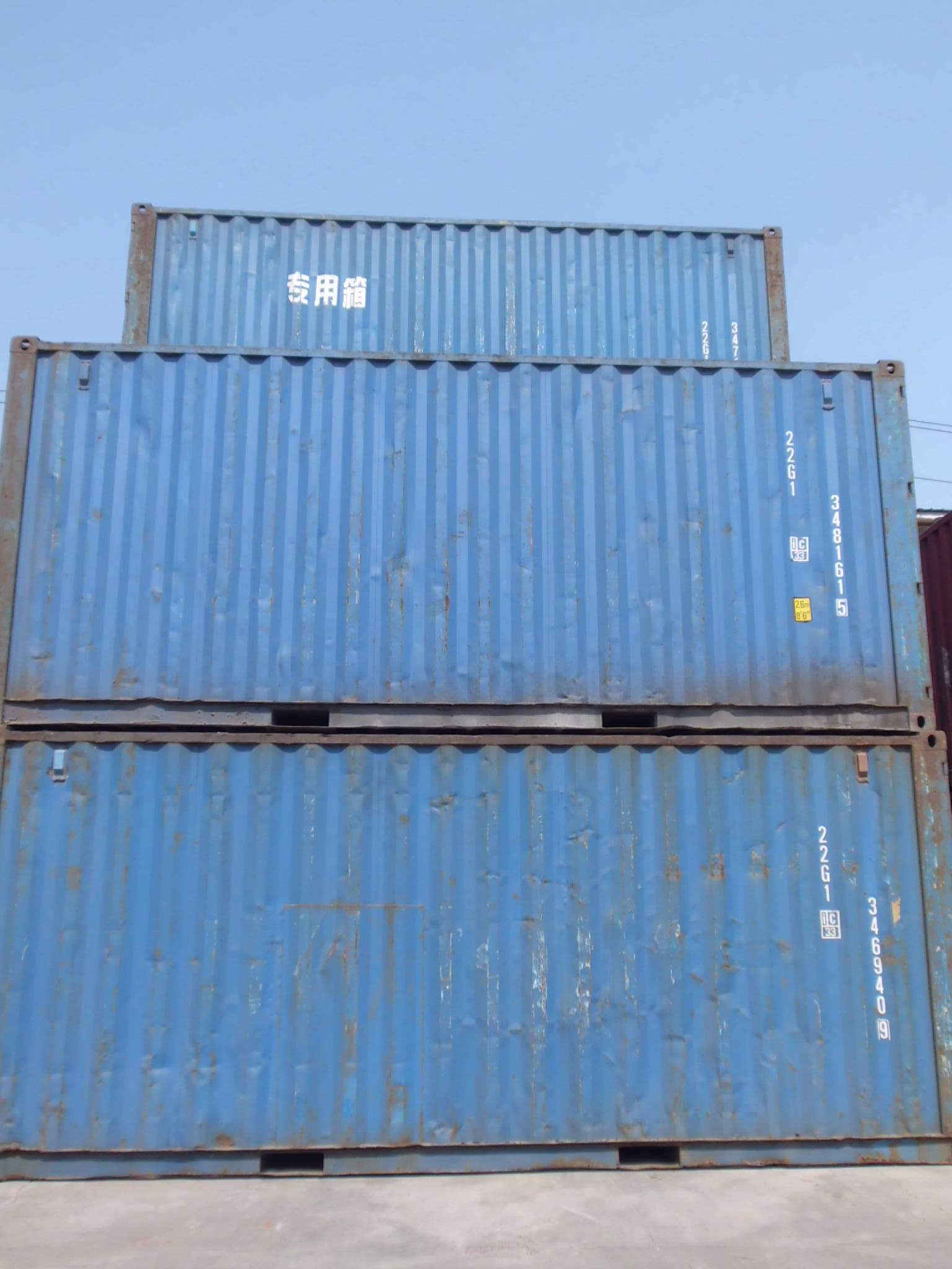 Second-hand container sales 