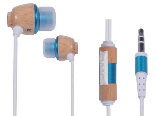 nwonderful stereo wooden earphone for phone 