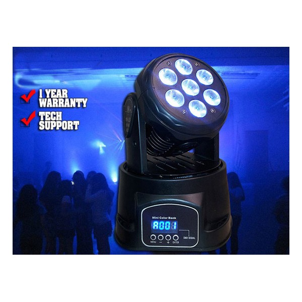 7*12W LED Moving Head stage Light,mini moving heads,moving wash,LED moving head,moving head LED, DJ lights DM-004