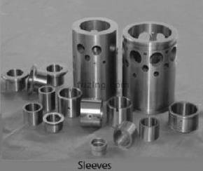 Solid carbide sleeves and bushing