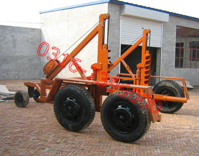 Mechanical cable drum trailer