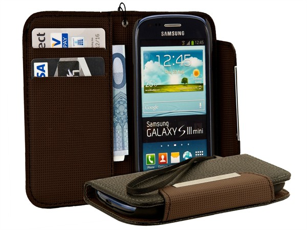 The latest for samsung galaxy S3 mini i8190 leather case! Take ID card, a variety of colors to choose!