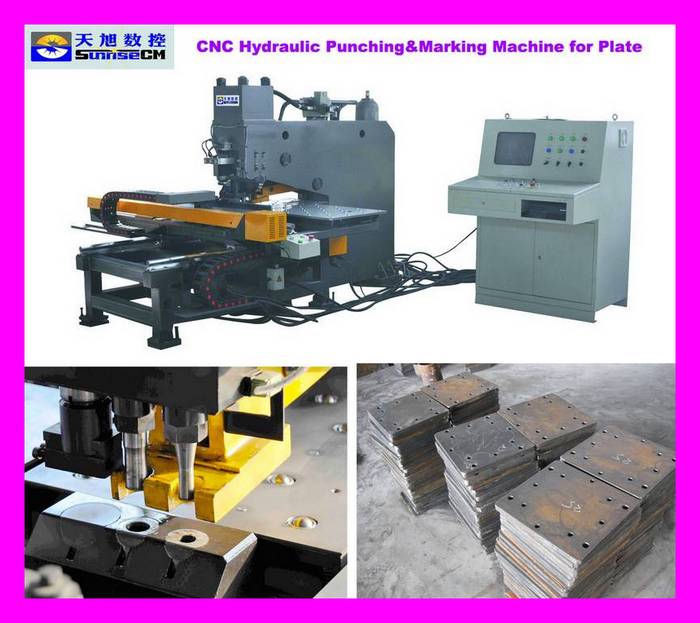 CNC Hydraulic Plate Punching Machine