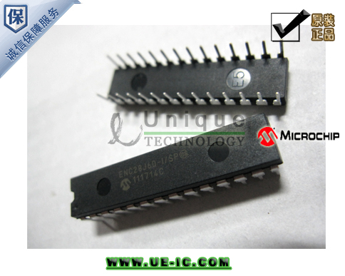 Микросхема ENC28J60 подлинная 100% новый & originalIC микроконтроллера флэш-1KX14 14DIP 