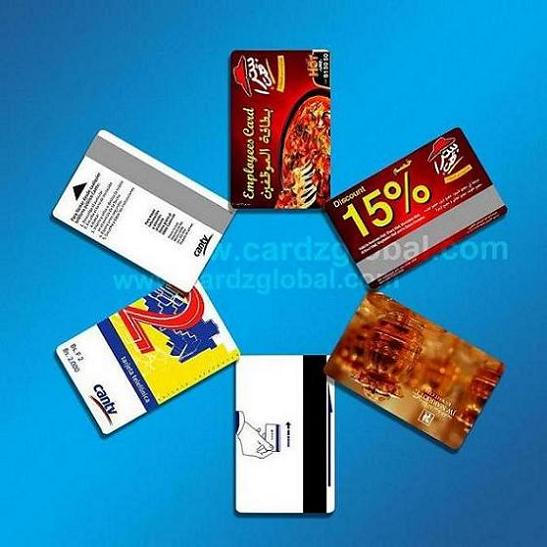 Plastic card-Magnetic strip card-LoCo 300 oe-HiCo 2750 oe-HiCo400 oe