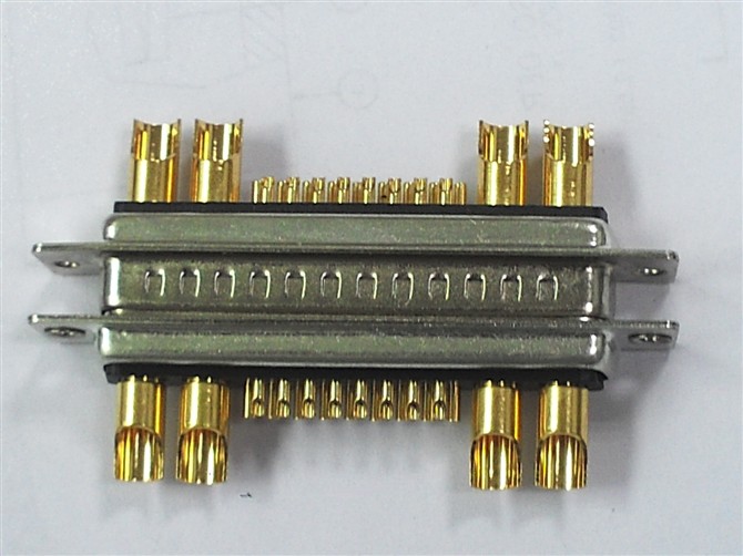 180 type high current connectors welded line