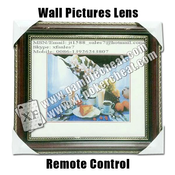 Wallpictures(Remote Control) /poker analyzer/poker cheat/contact lens/infrared lens/poker scanner/marked cards