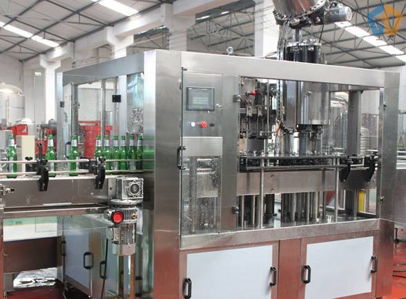 Beer filling capping 2-in-1 unit machine 