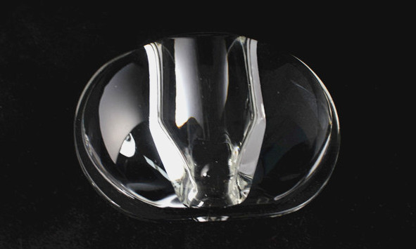 asymmetric street light glass lens