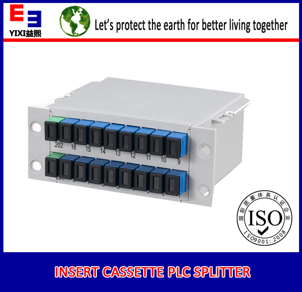 Insert cassette PLC splitter