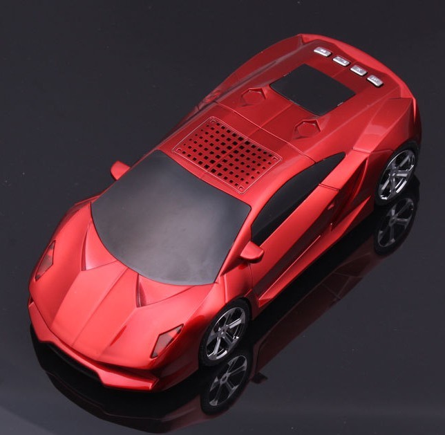 Lamborghini shaped mini speakers