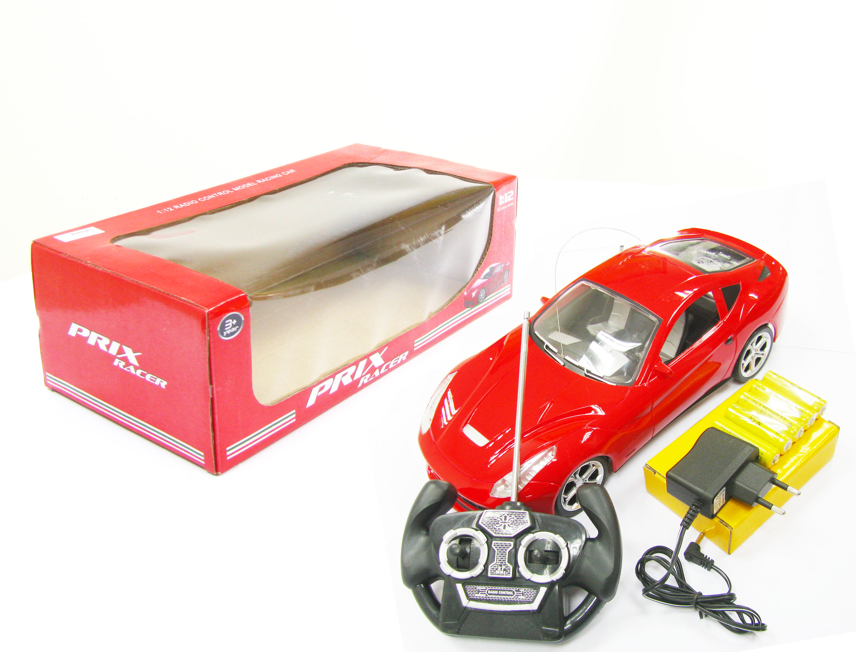 1:12 four - way remote control car racing and charged with filling, two headlights