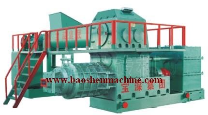 Clay brick machine