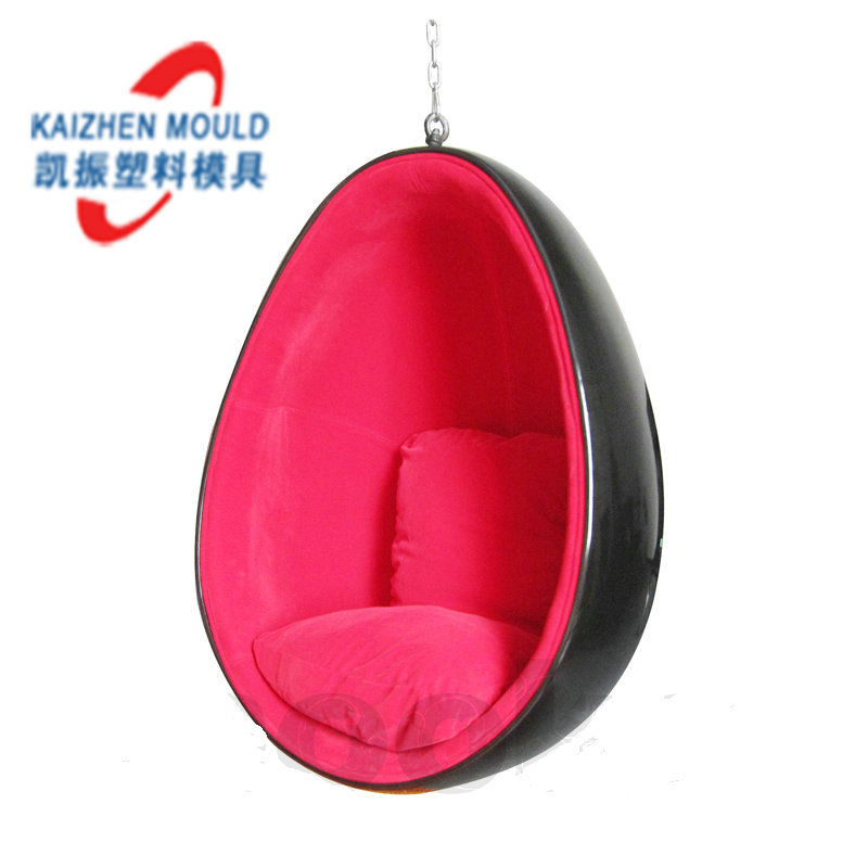 Creative design plastic egg shell chair mould