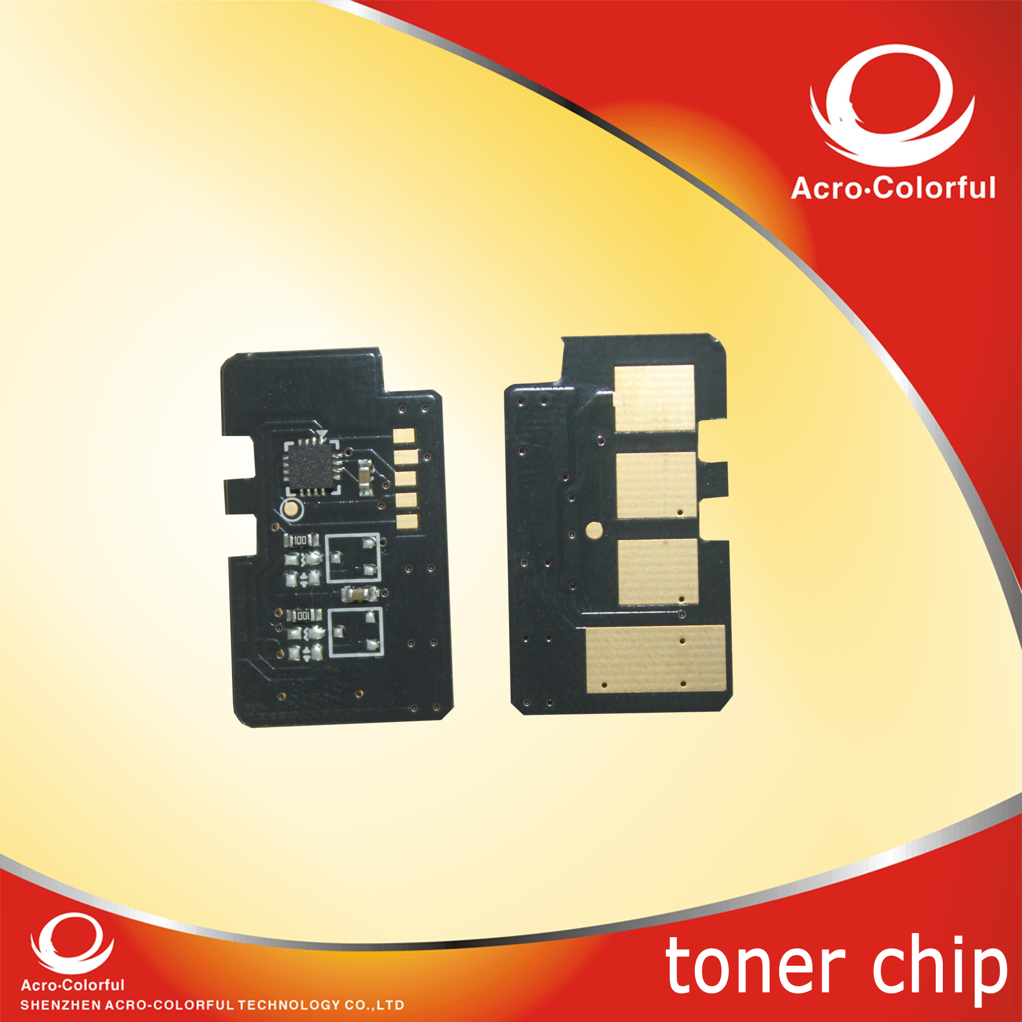 toner cartridge chip for DELL C1660 reset laser printer spare parts