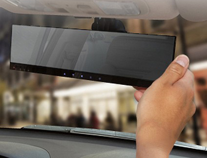 Car surveillance/HD 1080P  digital tachograph+2.7 inch Color TFT LCD /Car rear view Mirror Monitor 