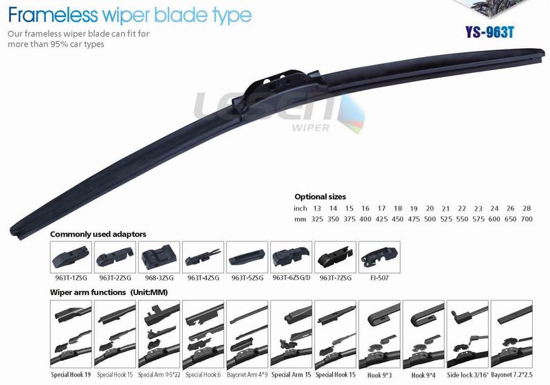 Multi-functional Flat Wiper Blade YS-963T