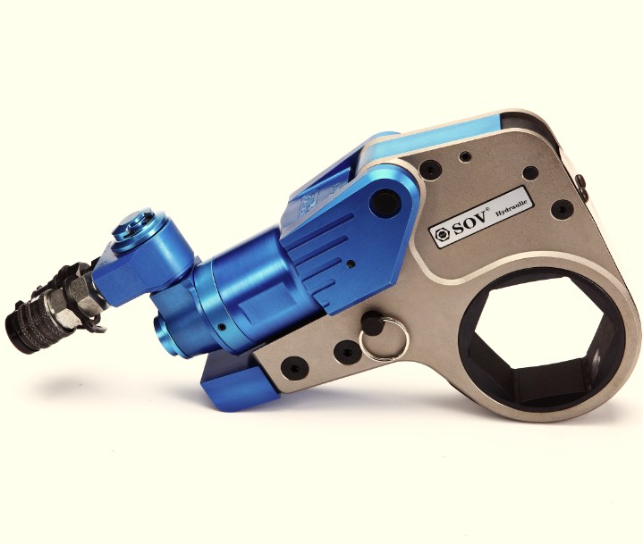 Hexagon cassette hydraulic torque wrench (Al-Ti alloy)