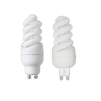 Энергосберегающая полноспиральная лампа CFL-Full-Spiral-T2-GU10-&-G9