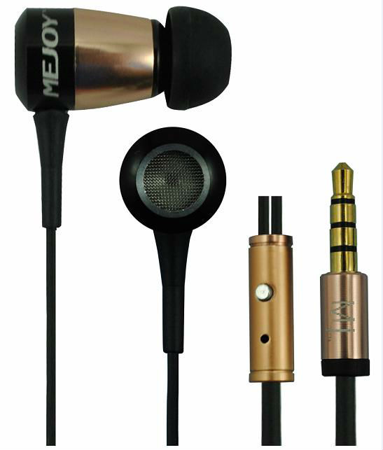 high quality stereo dual drivers earphone, headphine, headset