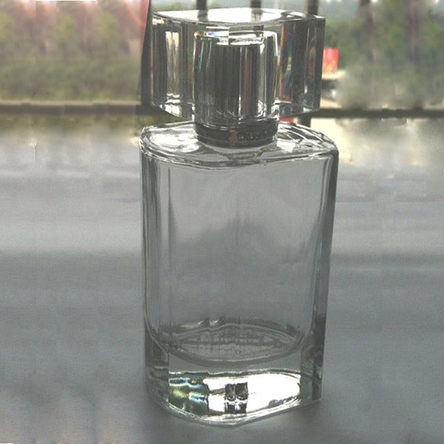 OEM perfume glass bottles with cap with pump