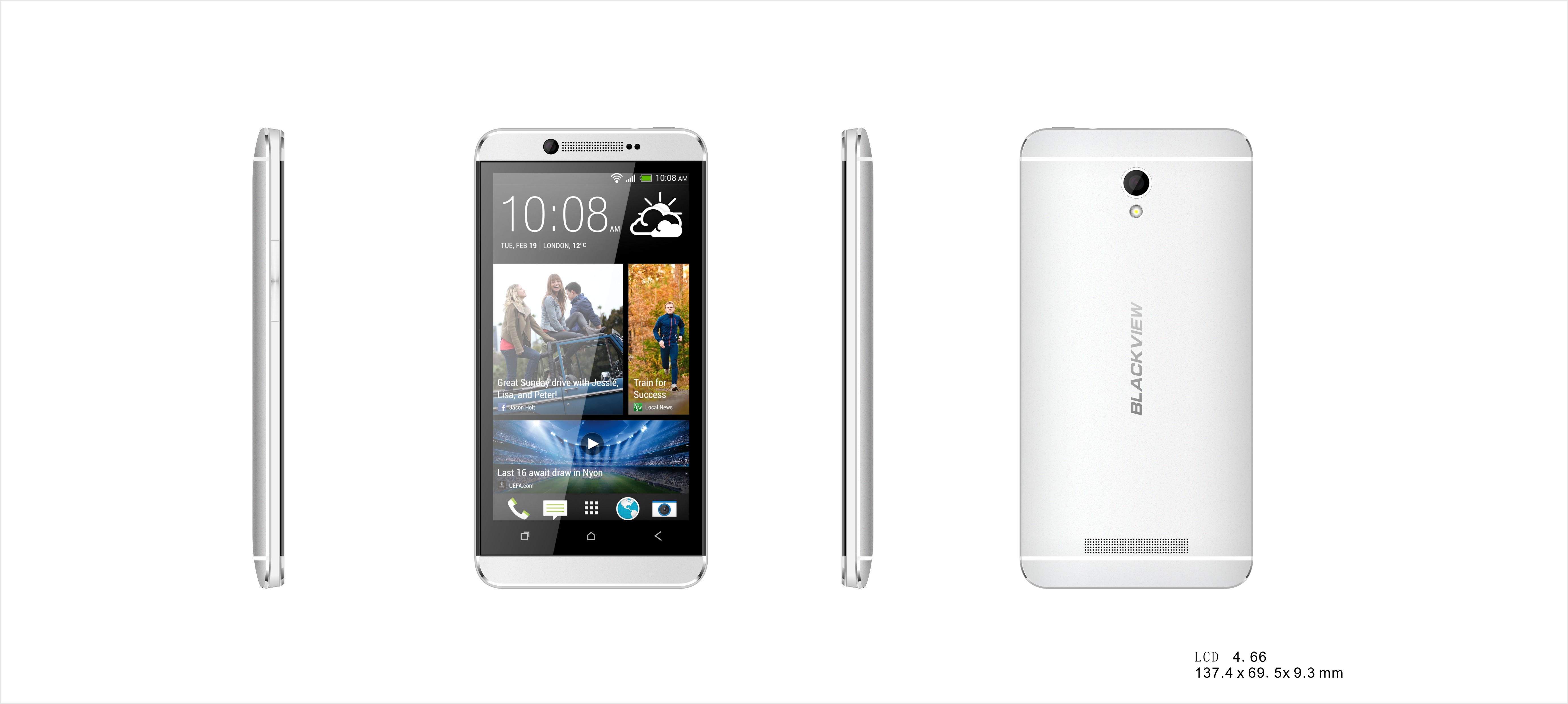 4.7” 3G Smartphone，Quad-core 1.2GHz，MTK6589