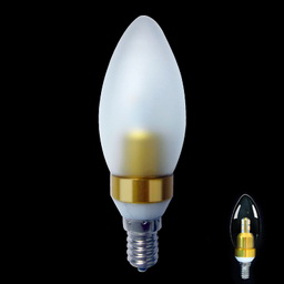 LED Chandelier Bulb Dimmable 40000hrs flame tip