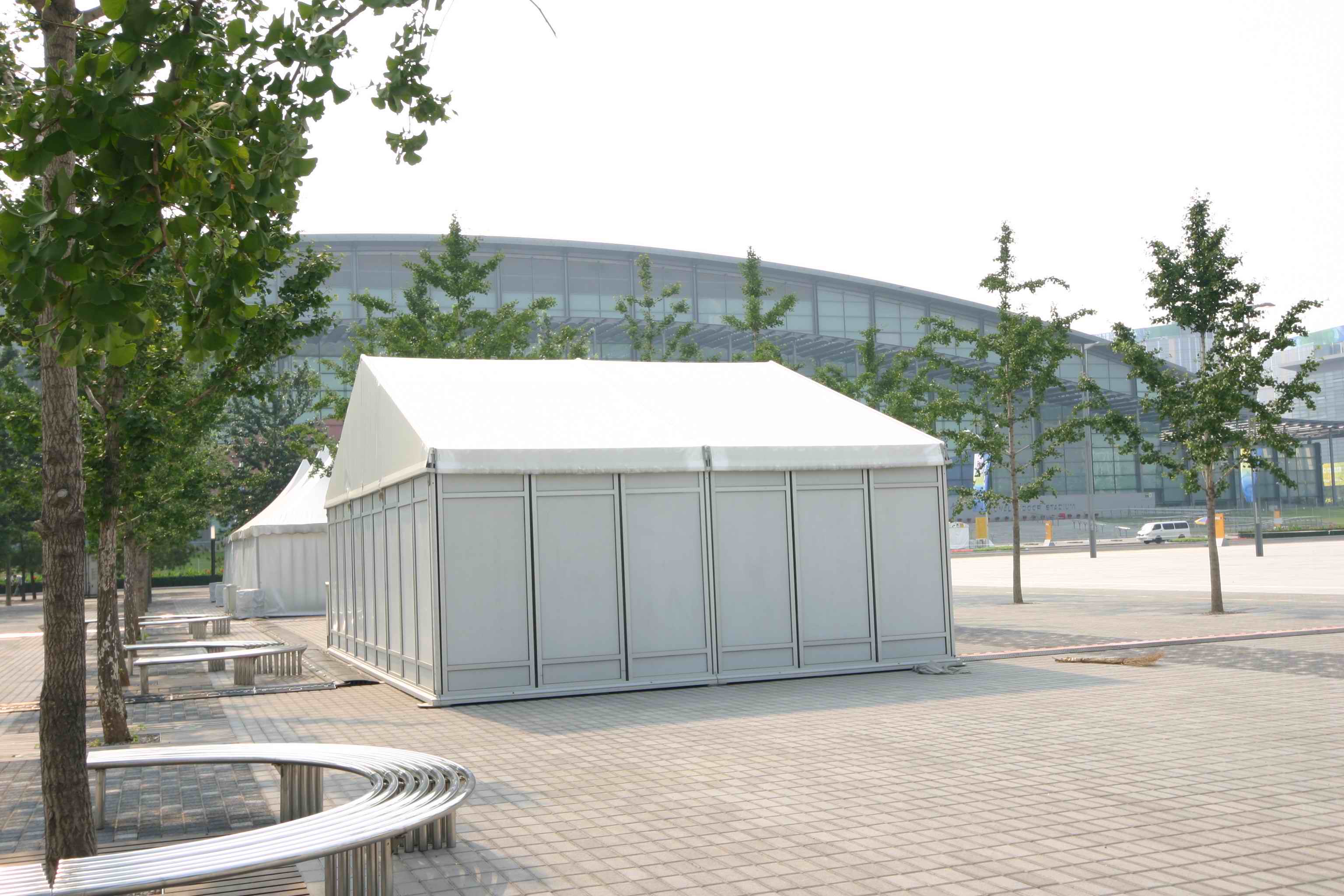 glass wedding exhibition tent