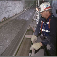 Goodyear Lightweight Conveyor Belt Underground Mining Belts CSA 450S1 NNb