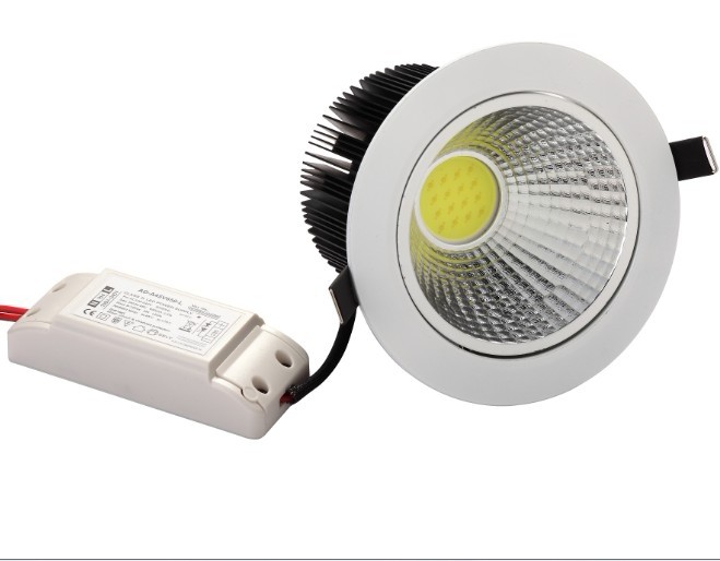15W AC85-265V COB LED downlight 900lm 30 degree