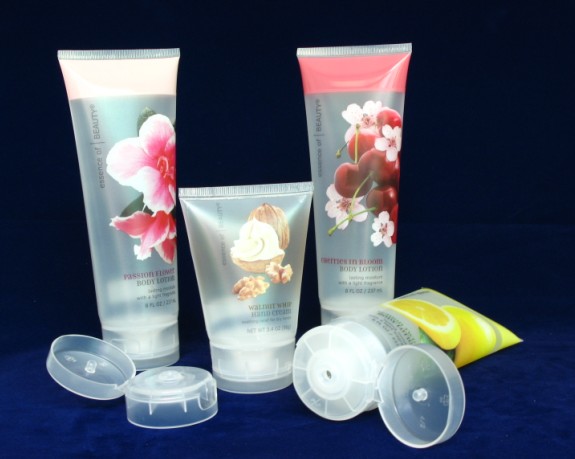 PE cosmetic packaging tube,transparent packaging tube