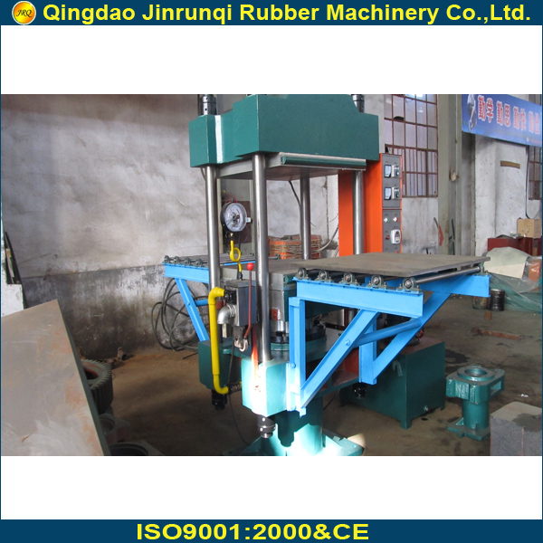 Rubber plate vulcanizing press