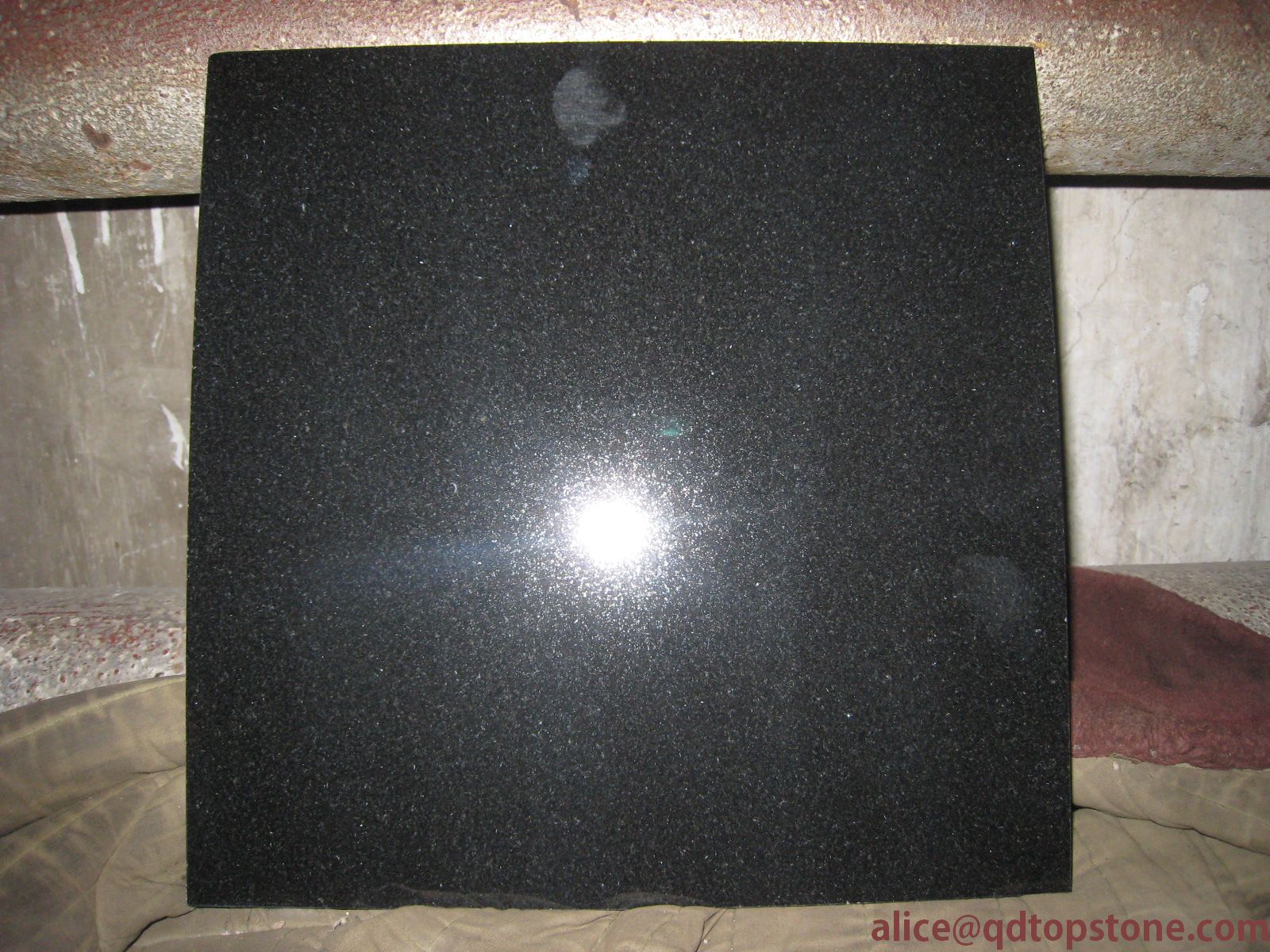  China absolute black granite