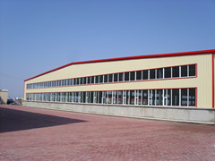 Высококвалифицированные стальной конструкции семинар для HongqiaoWood фабрично-заводской промышленности / мастерской