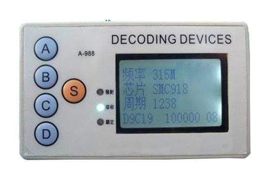 OBD диагностический центр 4 в 1 пульт дистанционного управления декодер для 4 фиксированная частота 315 мГц, 330 МГц, 430MHZ, 433МГц