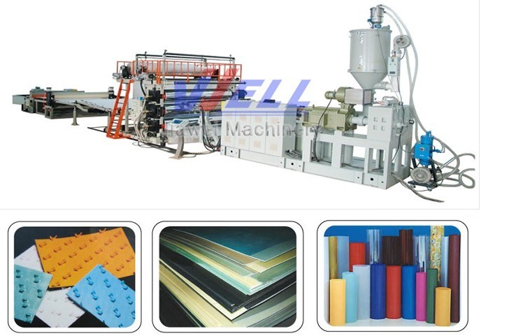 PC/PMMA/ABS/PS/PP sheet production line