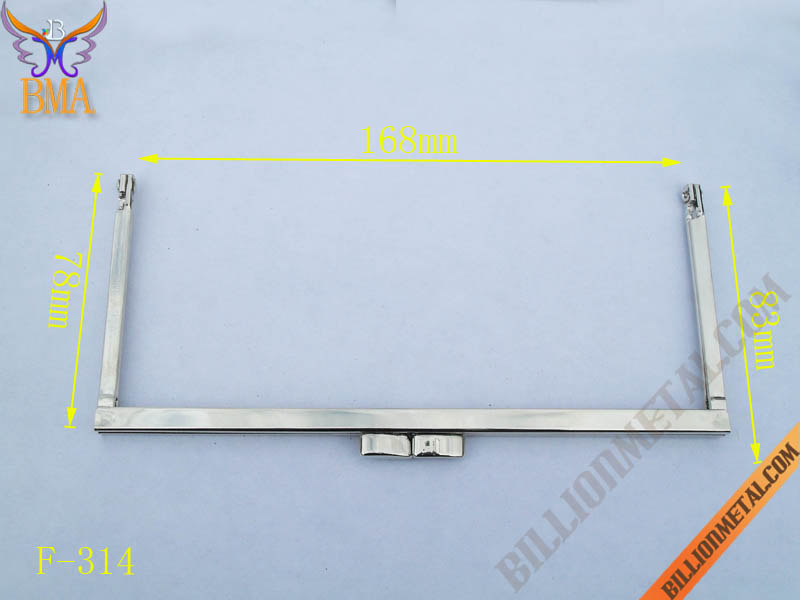 168mm Wallet Metal Purse Frame(F-314)